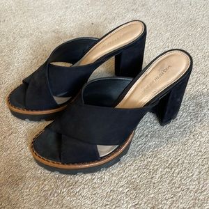 Saks fifth Avenue, lug, sole, high heel sandals, size 7